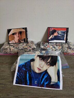 Lot of Three (3) Puzzles Featuring Suga of BTS Min Yoongi Agust D K-Pop